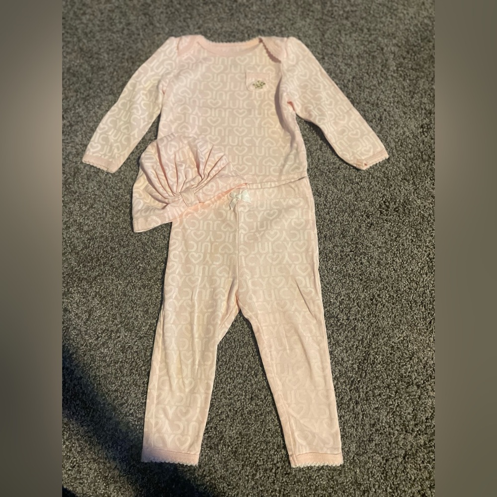 Juicy Couture Soft Pink matching set